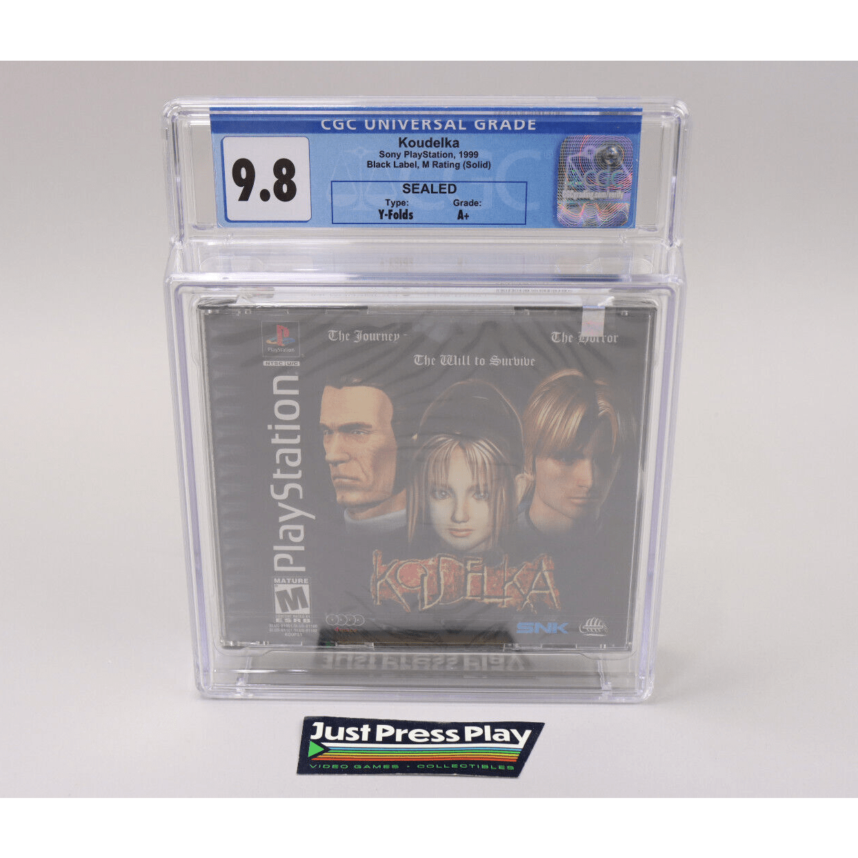 Koudelka Sony PlayStation PS1 PSX Black Label New Sealed CGC Graded 9.8 A+ Wow!