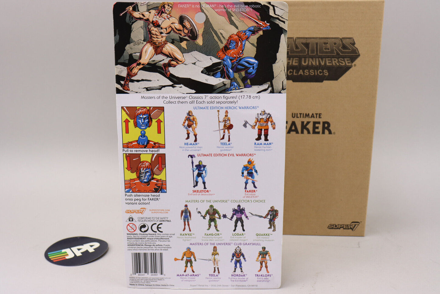 2016 Super7 Masters of the Universe Classics MOTUC Ultimate Faker Figure NIB MOC