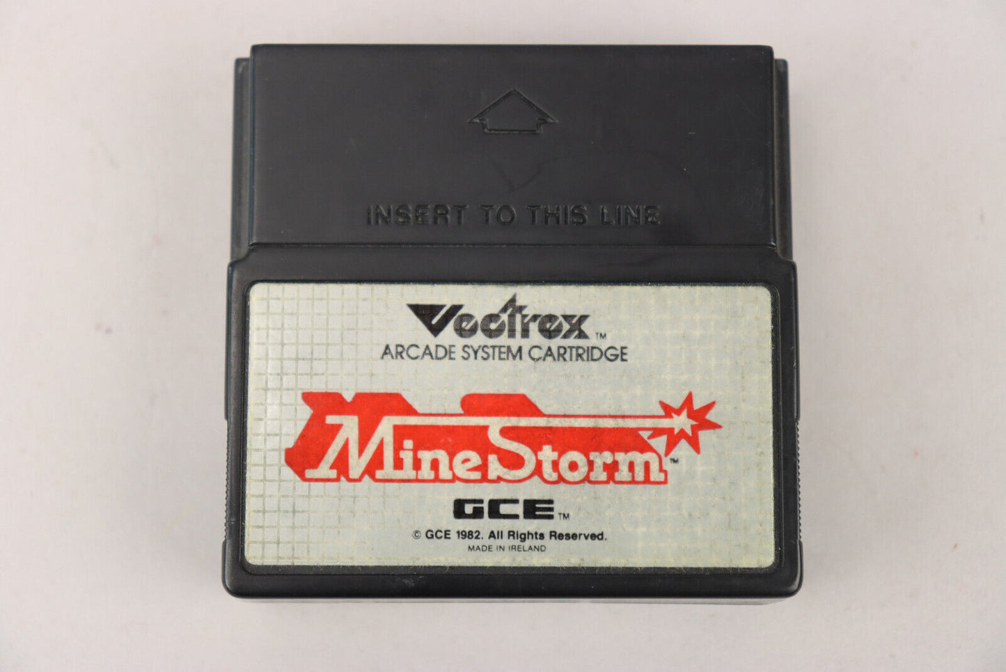 Ex. Rare R10 Genuine 1983 GCE Vectrex Mine Storm 2 MineStorm II Game Cartridge