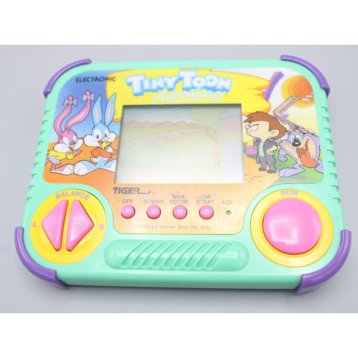 1991 Tiger Electronic Tiny Toon Adventures Handheld LCD Game Open Packaging MIB