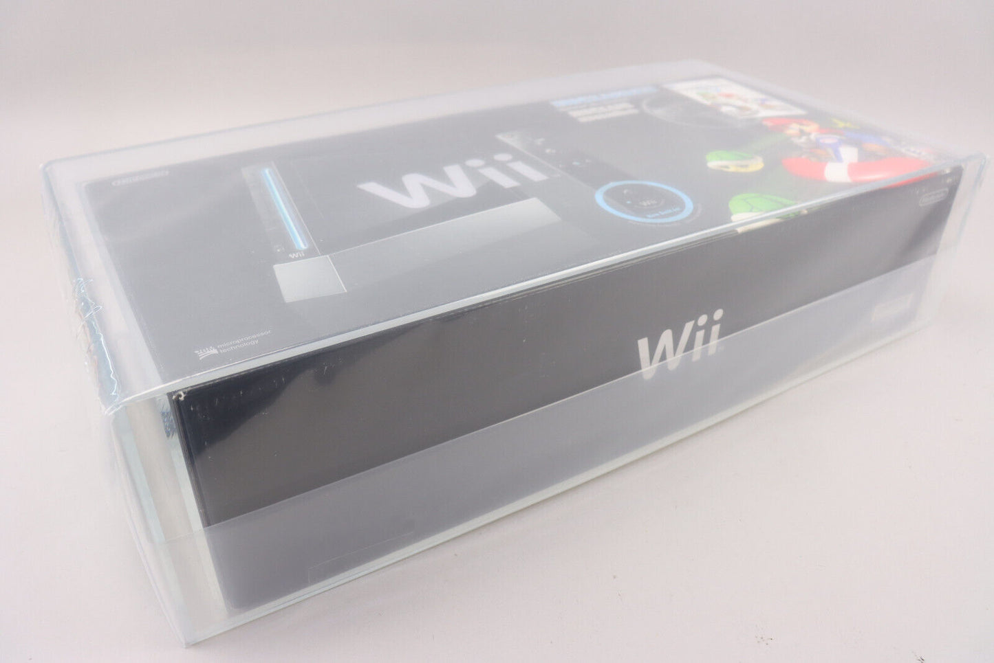 Brand New VGA Graded Black 2011 Nintendo Wii System Bundle w/Mario Kart Q70 EX+