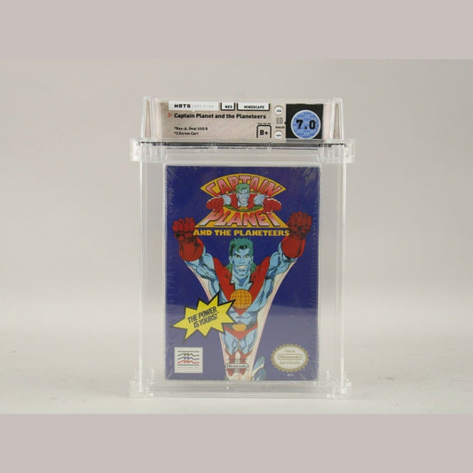 Captain Planet and the Planeteers NES Brand New Sealed H-Seam Wata Graded 7.0 B+