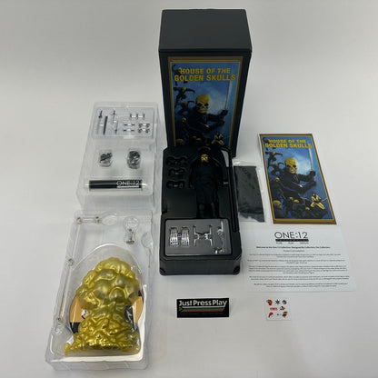 Mezco Toyz House Of The Golden Skulls Action Figure w/ Parts Props
