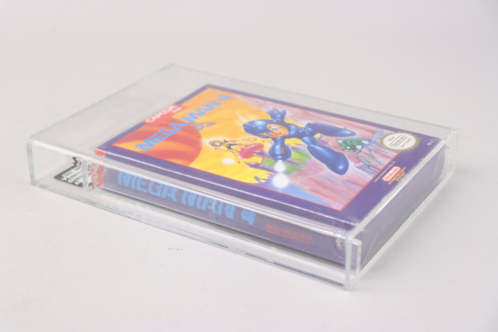 Mega Man 4 Nintendo NES 1992 Capcom New Factory Sealed H-Seam VGA Graded 80+ NM