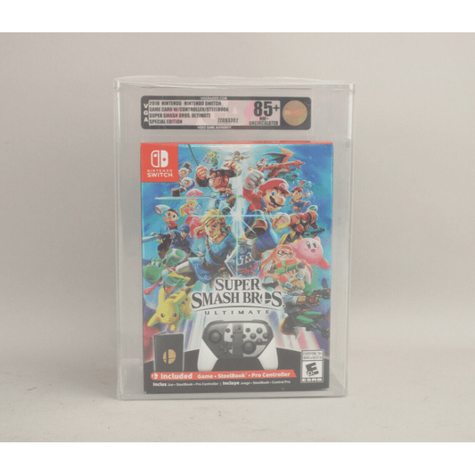 Super Smash Bros. Ultimate Special Edition Nintendo Switch VGA Gold U85+ NM+