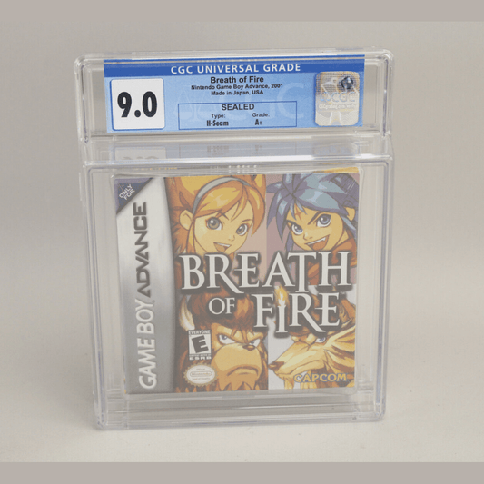 Breath of Fire Nintendo Game Boy Advance GBA New Sealed H-Seam CGC Graded 9.0 A+