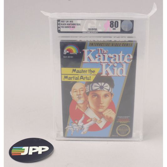 The Karate Kid Nintendo NES 1987 LJN New Factory Sealed VGA Graded 80 NM