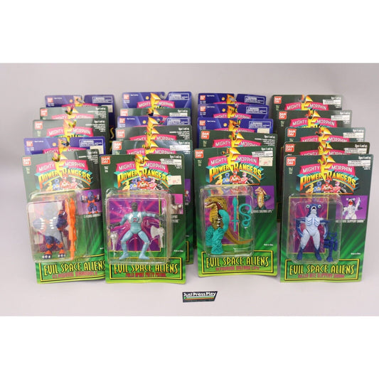 Lot of 21 Diff Vintage Mighty Morphin Power Rangers Evil Space Aliens MOC Sealed