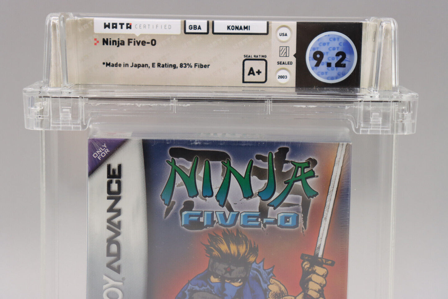 Ninja Five-O Nintendo Game Boy Advance GBA 2003 Konami New Sealed Wata 9.2 A+