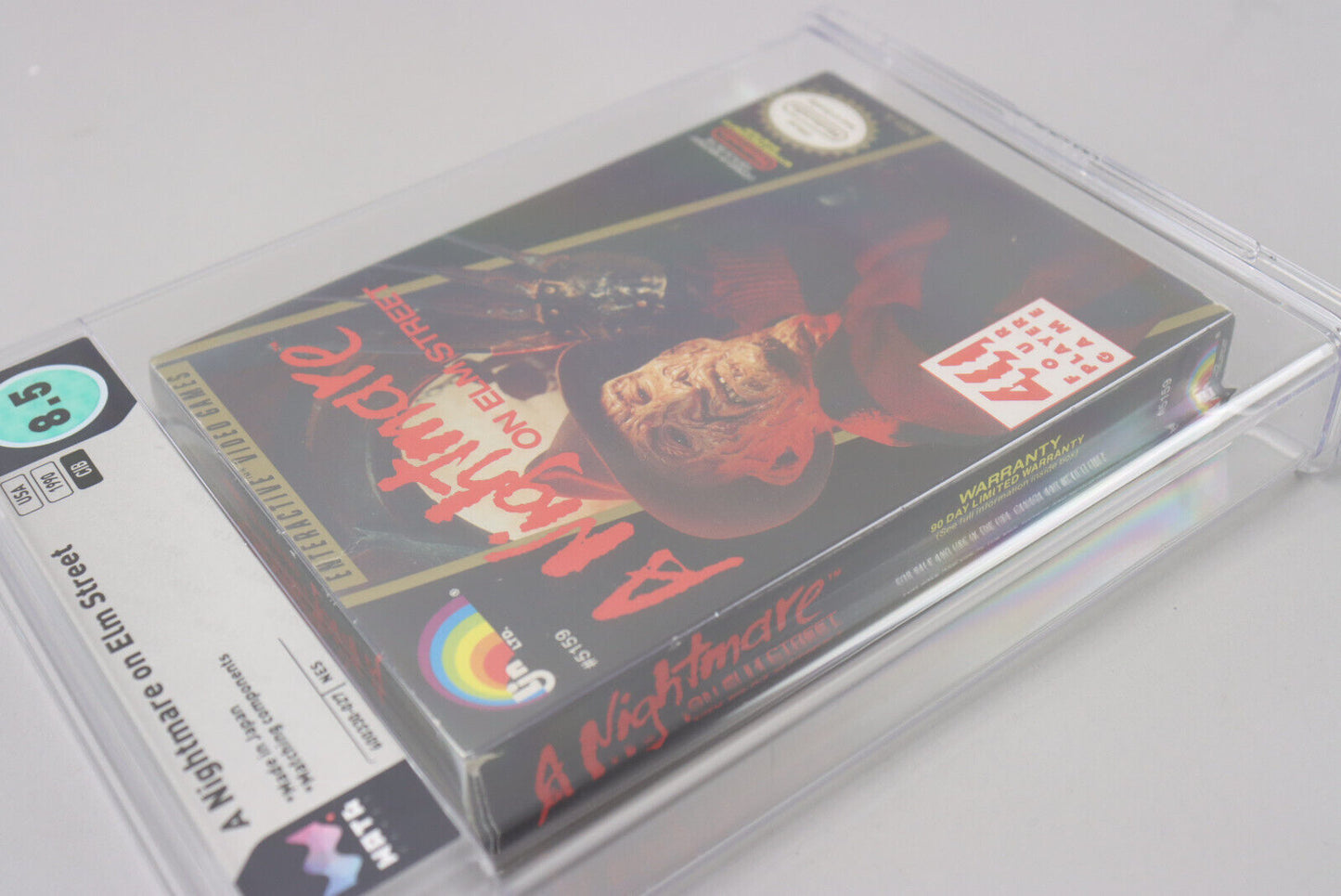 A Nightmare on Elm Street Nintendo NES 1990 CIB Complete Wata Graded 8.5