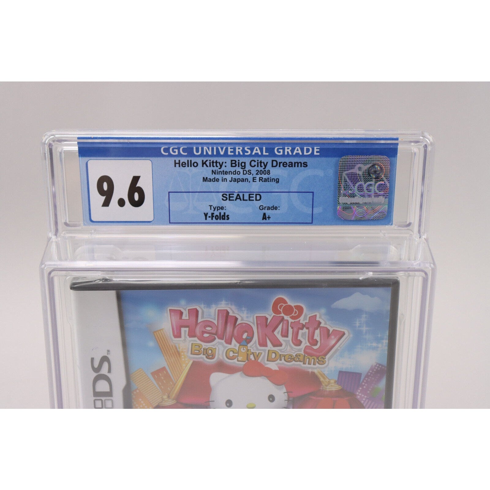 Hello Kitty: Big City Dreams Nintendo DS Sealed CGC 9.6 A+ Near Perfect Grade!