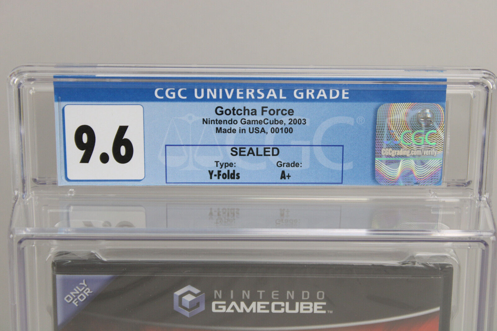 Gotcha Force Nintendo GameCube GC 2003 Capcom New Sealed CGC Graded 9.6 A+