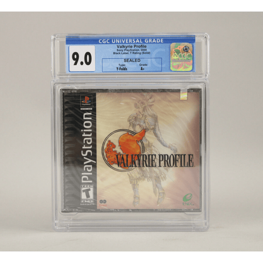 Valkyrie Profile Sony PlayStation PS1 PSX 2000 New Sealed Black Label CGC 9.0 A+