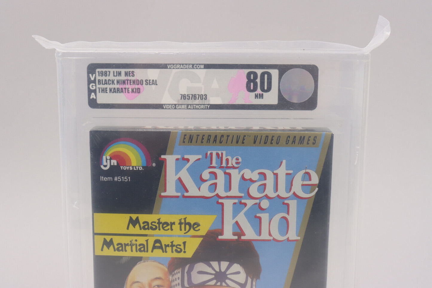 The Karate Kid Nintendo NES 1987 LJN New Factory Sealed VGA Graded 80 NM