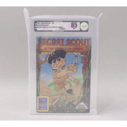 Secret Scout in the Temple of Demise NES Unlicensed 1991 Color Dreams VGA 85 NM