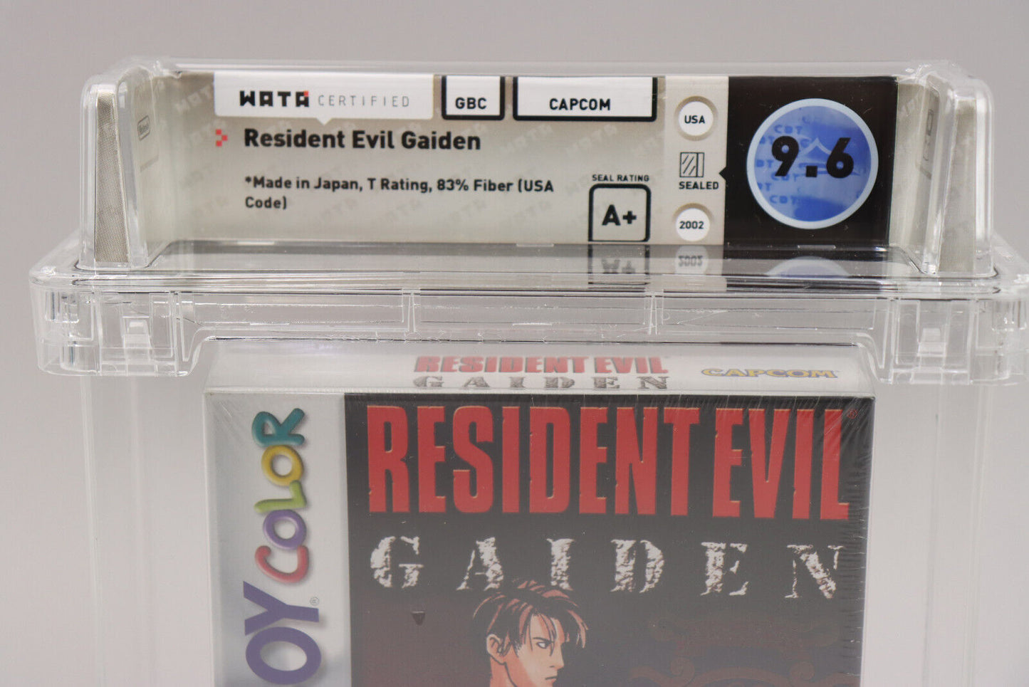 Resident Evil Gaiden Nintendo Game Boy Color GBC New Sealed Wata 9.6 A+ Wow!