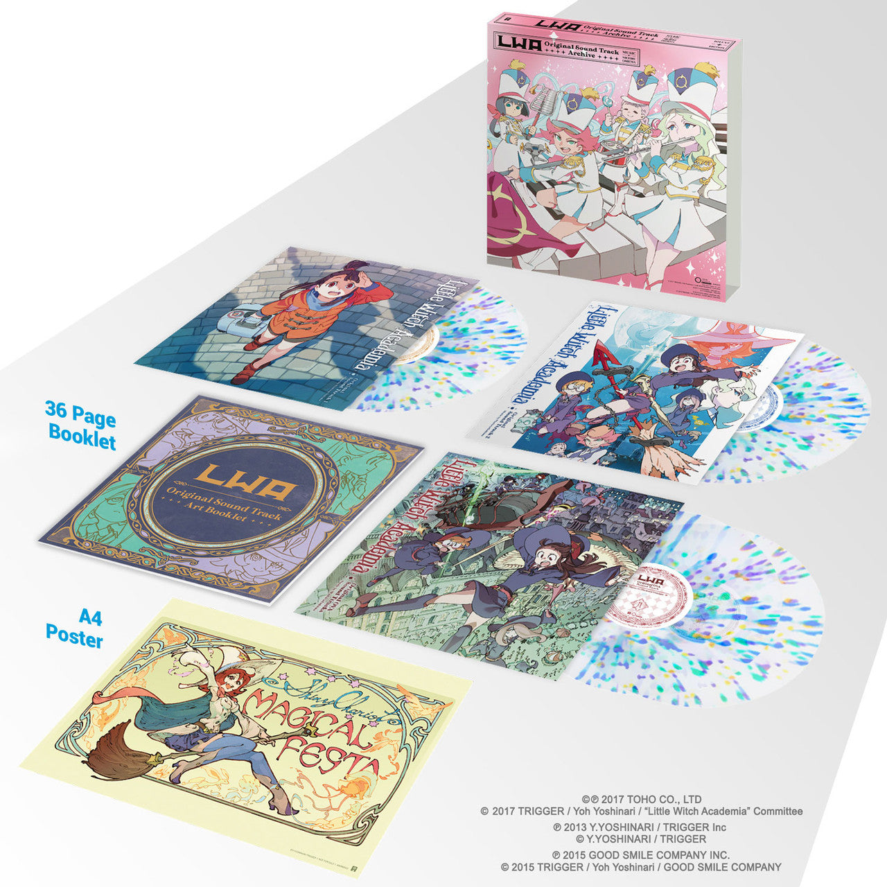 Little Witch Academia OST 6 LP Splatter Vinyl