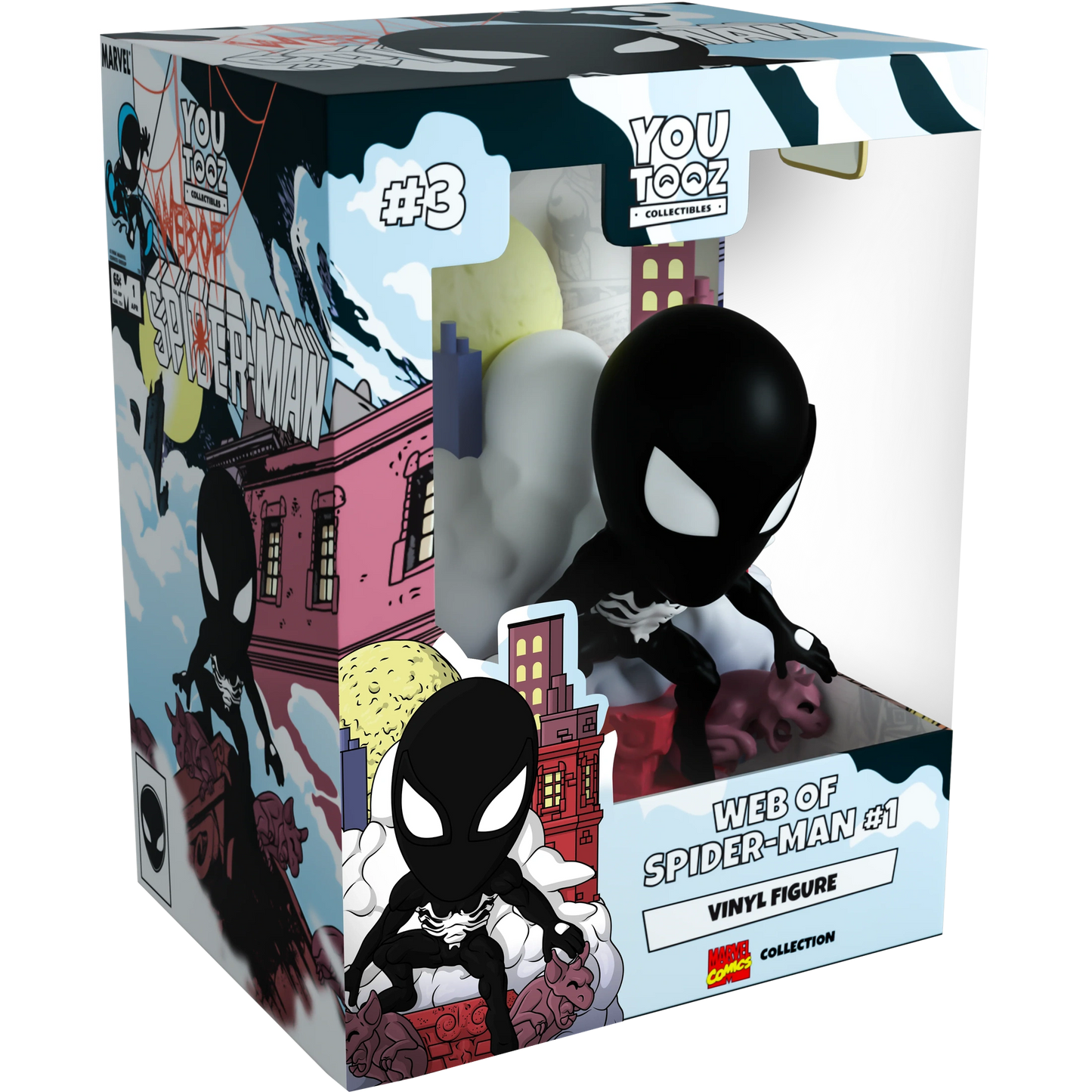 Web of Spider-Man #1 Symbiote Vinyl Figure - Youtooz Marvel Comics Collection #3