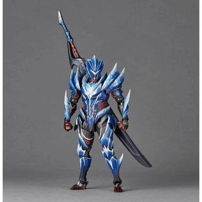 Monster Hunter Rise Hunter Lunagaron Armor Set Action Figure - Kaiyodo - Revoltech Amazing Yamaguchi NR027