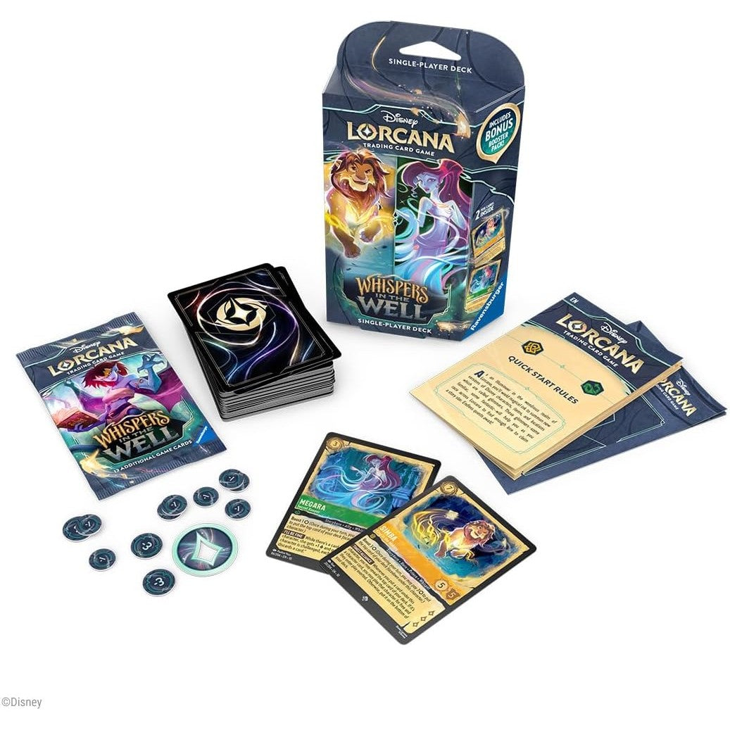 Disney Lorcana TCG: Whispers in the Well Amber & Emerald Starter Deck - Ravensburger