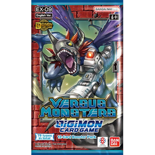 Digimon TCG Versus Monsters Booster Pack - 12 Cards, English Ver., EX-09 - Bandai Namco