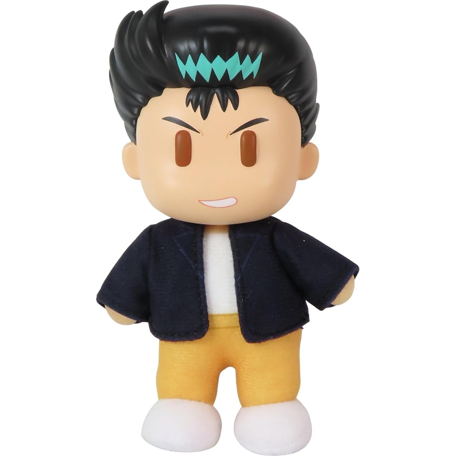 YuYu Hakusho Yusuke Urameshi 4.5" Vinyl Head Mini Plush - Great Eastern Entertainment - FigureKey