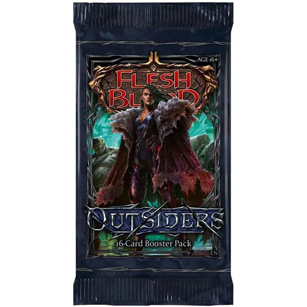 Flesh & Blood TCG Outsiders Booster Pack - 16 Cards, 1st Edition - Legend Story Studios