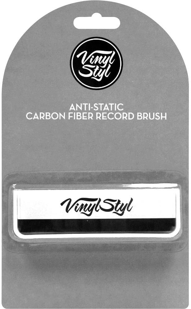 Anti-Static Carbon Fiber Record Brush White - Vinyl Styl