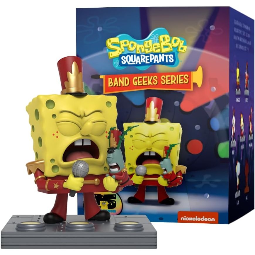 Spongebob Squarepants Band Geek Series Blind Box - 1 Random Figure of 7 Possible Designs - Mighty Jaxx