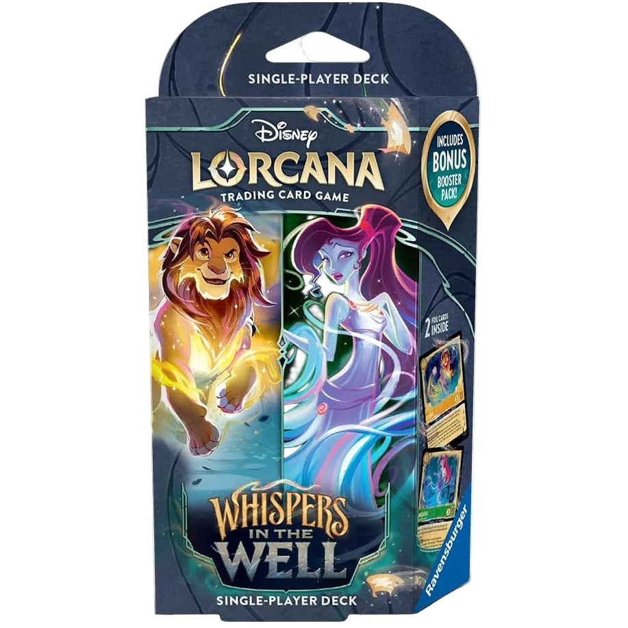 Disney Lorcana TCG: Whispers in the Well Amber & Emerald Starter Deck - Ravensburger