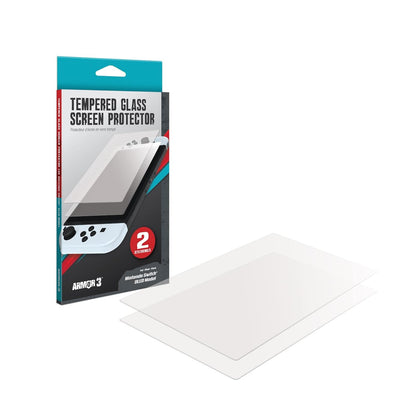 Tempered Glass Screen Protector 2-Pack - Nintendo Switch OLED - Armor3