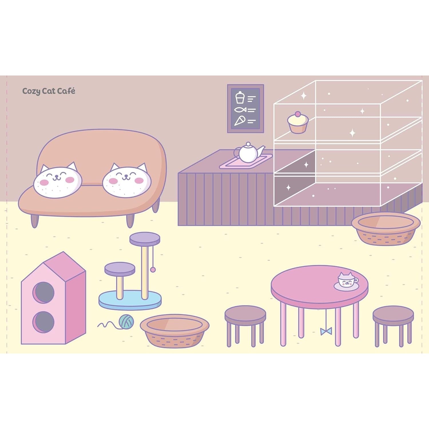 Sticker Party: Kawaii - Sticker Book with Posters - iSeek Ltd
