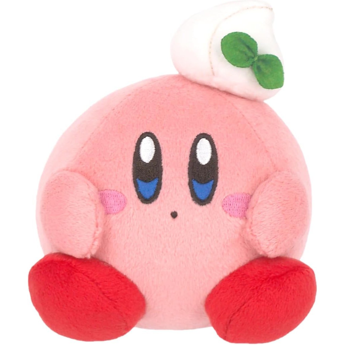 Kirby's Adventure Whipped Cream Kirby 5" Plush Doll - San-ei, Little Buddy - All Star Collection