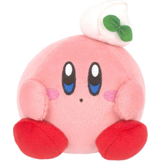 Kirby's Adventure Whipped Cream Kirby 5" Plush Doll - San-ei, Little Buddy - All Star Collection