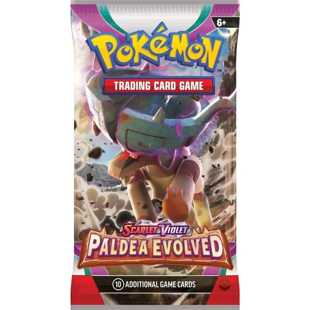 Pokemon TCG: S&V Paldea Evolved Booster Pack JustPressPlayOnline Pokemon TCG: S&V Paldea Evolved Booster Pack JustPressPlayOnline