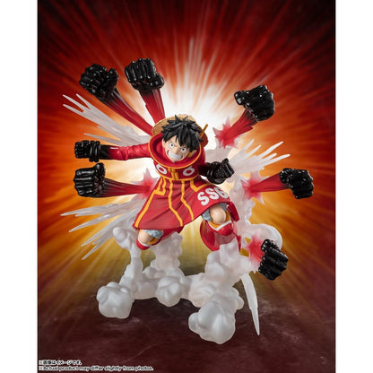 One Piece Monkey D. Luffy Gum Gum Hawk Gatling Statue Figure - FiguartsZERO Extra Battle