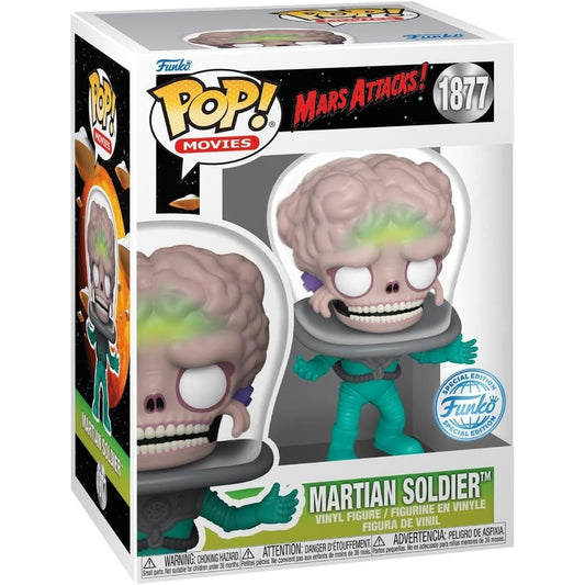 Mars Attacks! Martian Soldier Glow Vinyl Figure - Funko - POP! Movies #1877