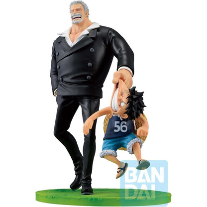 One Piece Monkey D. Garp & Monkey D. Luffy Road to Dawn Figure - Bandai Spirits - Ichibansho Revible Moment