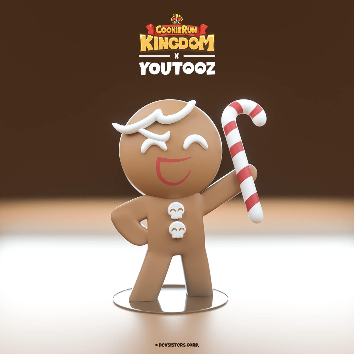 Cookie Run Kingdom GingerBrave Vinyl Figure - Youtooz - Cookie Run Kingdom Collection #4