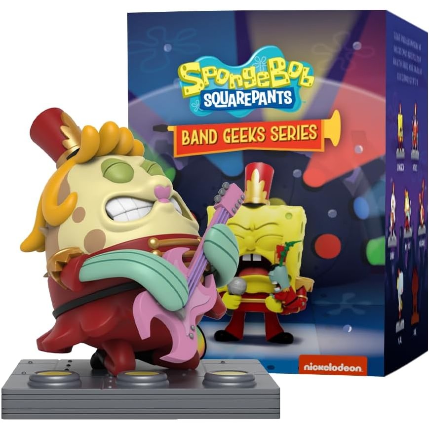Spongebob Squarepants Band Geek Series Blind Box - 1 Random Figure of 7 Possible Designs - Mighty Jaxx