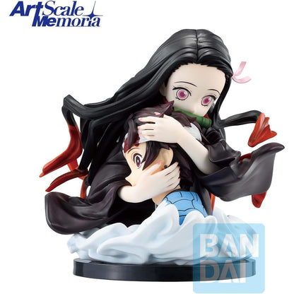Demon Slayer: Kimetsu no Yaiba Tanjiro & Nezuko Kamado Locus Bust - Bandai Spirits - Ichibansho ArtScale Memoria