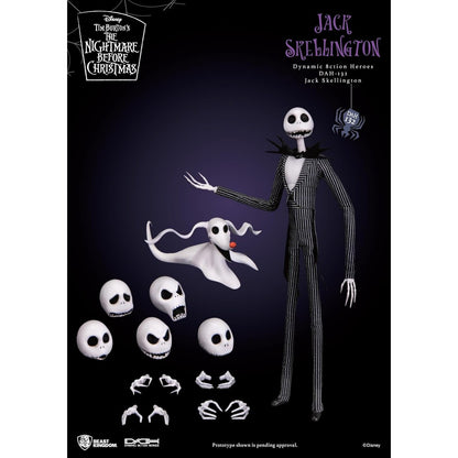 The Nightmare Before Christmas Jack Skellington Action Figure - Beast Kingdom - Dynamic 8ction Heroes DAH-132