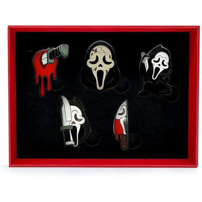 Ghost Face Enamel Pin Set - Youtooz - 5 Pins in Collector's Gift Box!