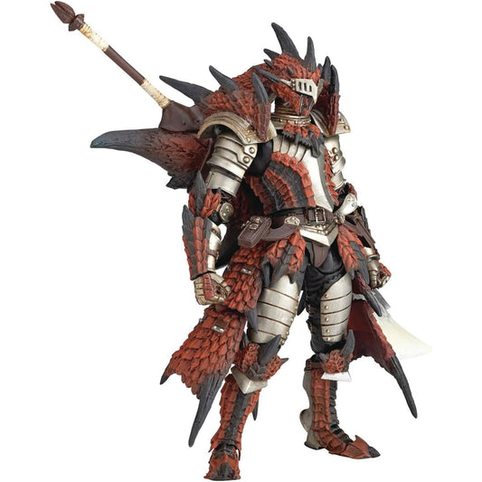 Monster Hunter Male Swordsman Rathalos Armor Set Action Figure - Kaiyodo - Revoltech Amazing Yamaguchi