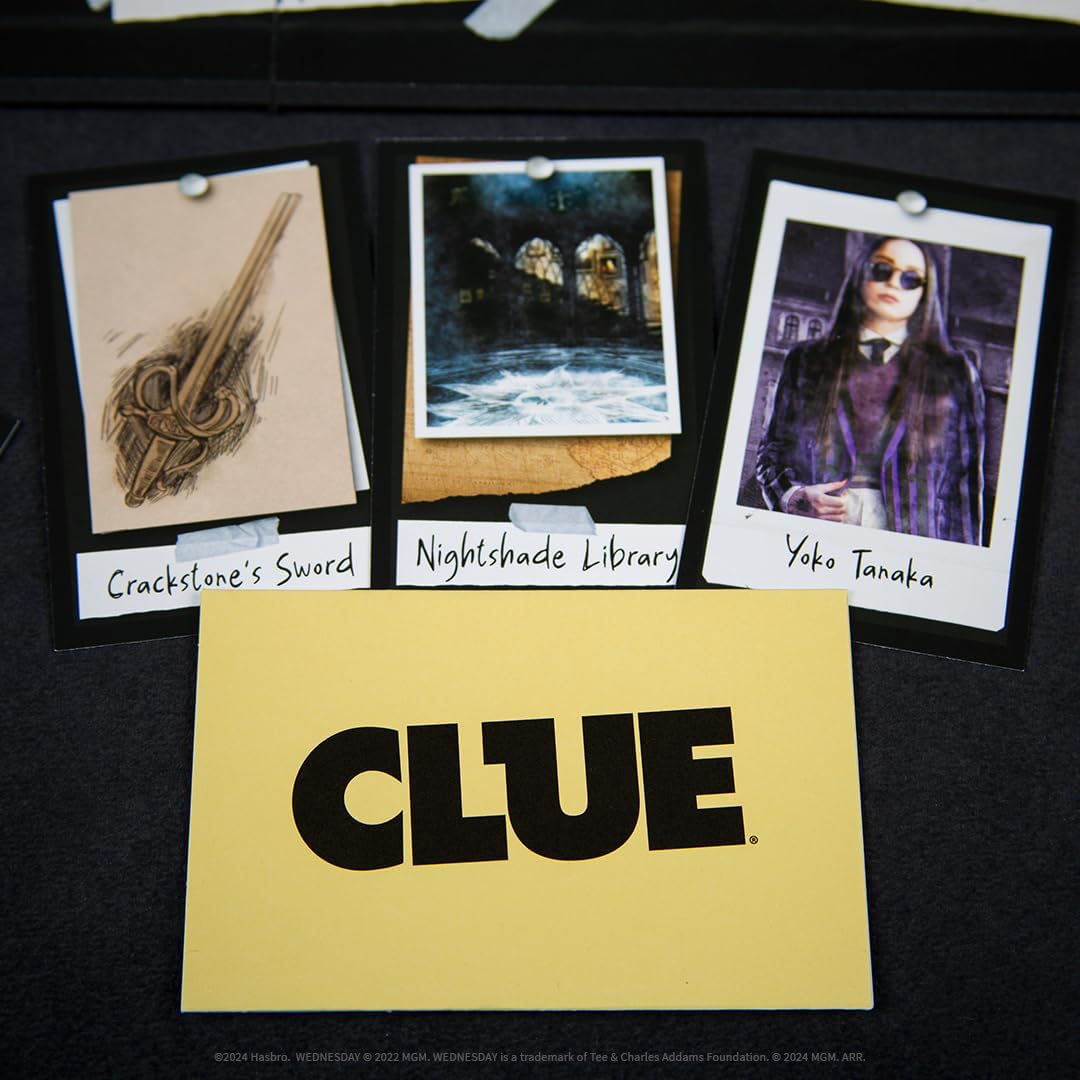 Clue: Wednesday Edition Board Game - The Addams Family - USAopoly
