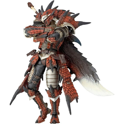 Monster Hunter Male Swordsman Rathalos Armor Set Action Figure - Kaiyodo - Revoltech Amazing Yamaguchi
