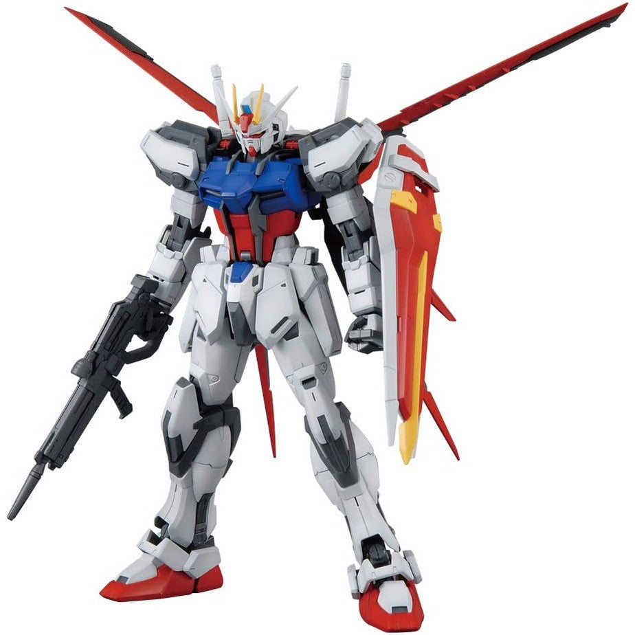 Mobile Suit Gundam SEED Aile Strike Gundam Ver. RM 1/100 Scale Model Kit - Bandai Spirits - Master Grade MG