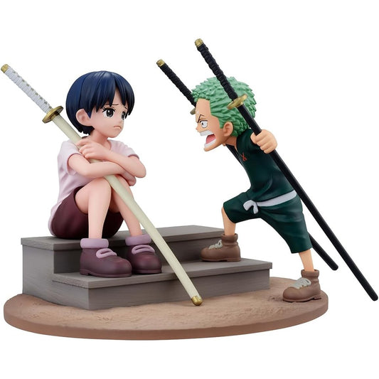 One Piece Roronoa Zoro & Kuina Road to Dawn Collectible Statue Figure - Bandai Spirits - Ichibansho Revible Moment