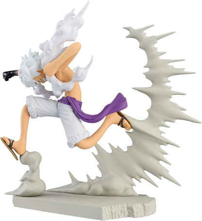 One Piece Monkey D. Luffy Gear 5 Figure - Banpresto Senkouzekkei