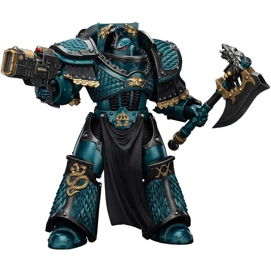 Warhammer: The Horus Heresy Alpha Legion Lernaean Terminator with Volkite Charger 1:18 Scale Action Figure - JoyToy